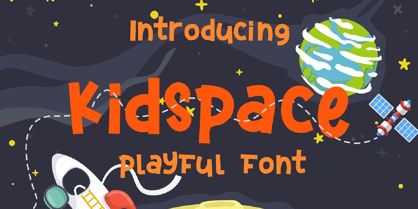 Kidspace Regular Font preview